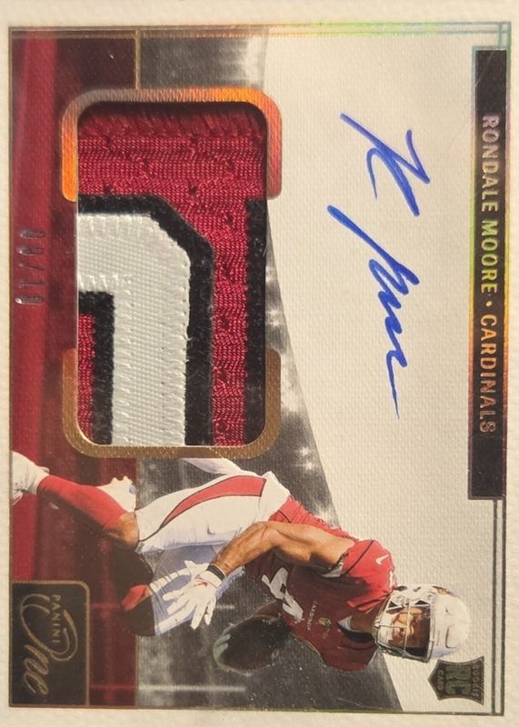 2021 One #18 Rookie Patch Auto - Gold /10