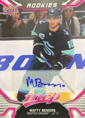 2022 Upper Deck MVP #244 Autographs - Magenta
