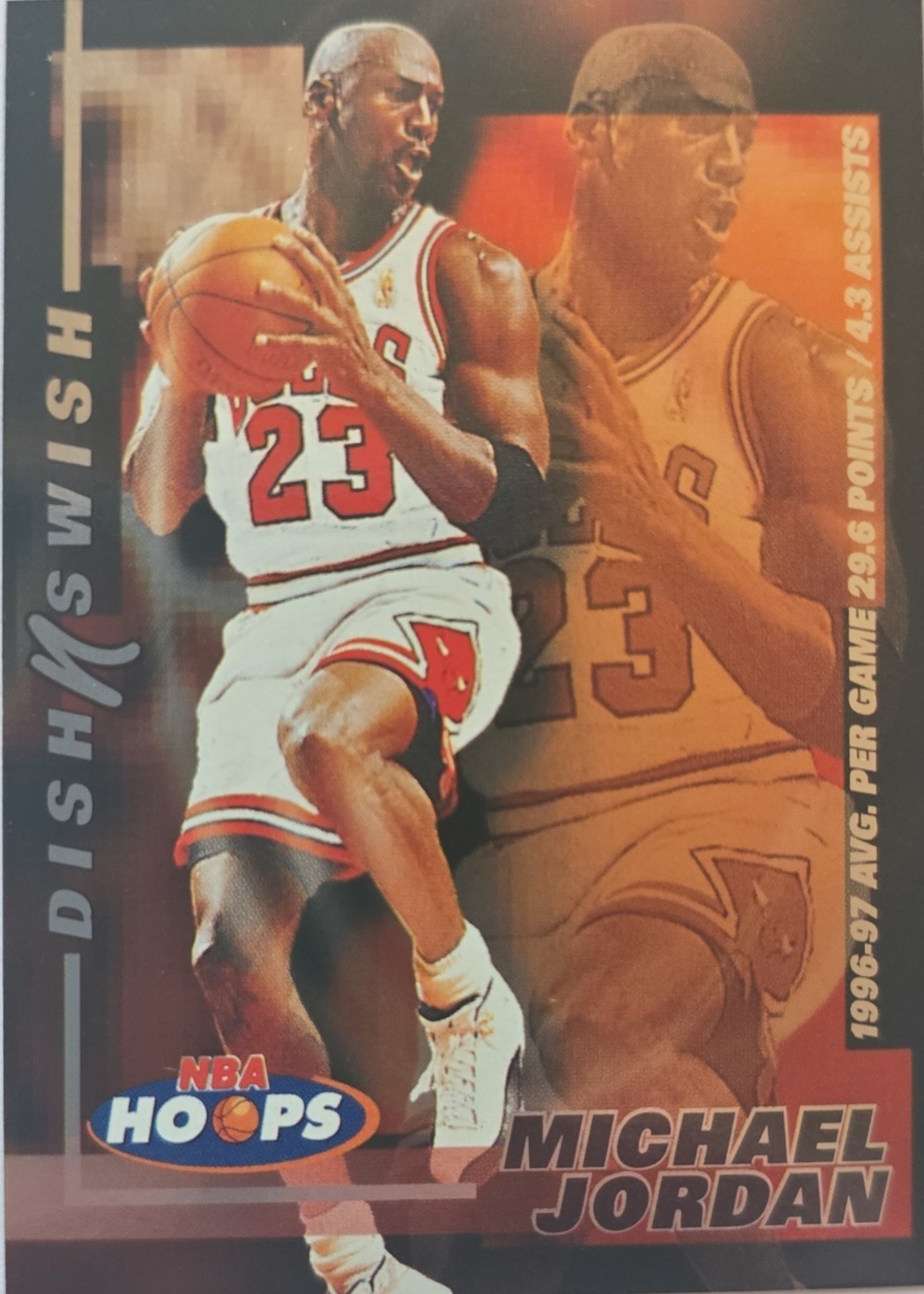Michael Jordan 1997 Hoops #5 Dish N Swish Price Guide - Sports