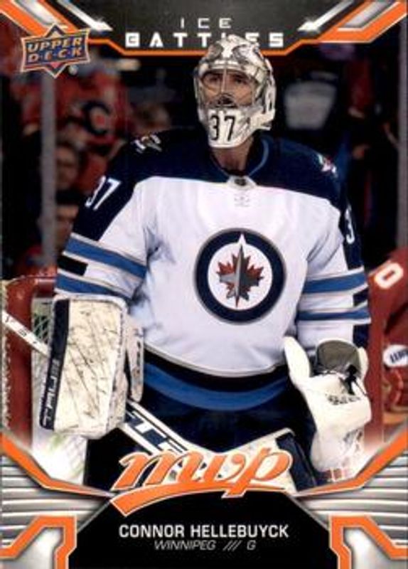 Connor Hellebuyck 2022 Upper Deck MVP #205 Ice Battles RAW
