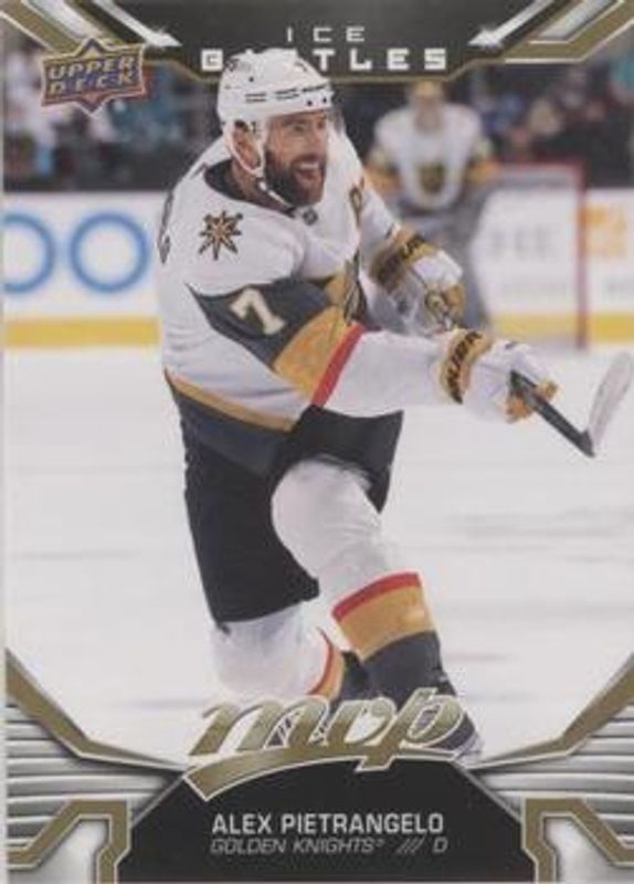 Alex Pietrangelo 2022 Upper Deck MVP #45 Ice Battles - Gold RAW