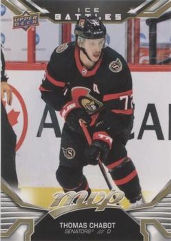 2022 Upper Deck MVP #163 Ice Battles - Gold
