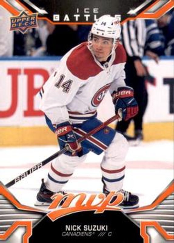 Nick Suzuki 2022 Upper Deck MVP #58 Ice Battles RAW