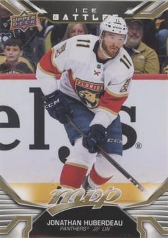 Jonathan Huberdeau 2022 Upper Deck MVP #28 Ice Battles - Gold RAW
