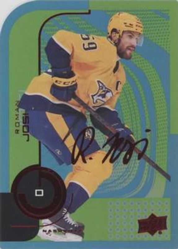 Roman Josi 2022 Upper Deck MVP #52 Colors & Contours - Green /20 RAW