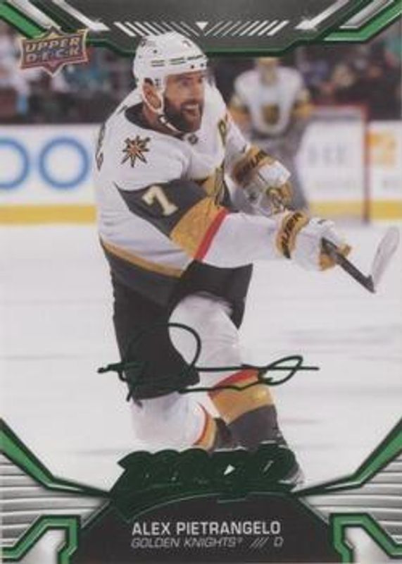 Alex Pietrangelo 2022 Upper Deck MVP #45 Green Script RAW