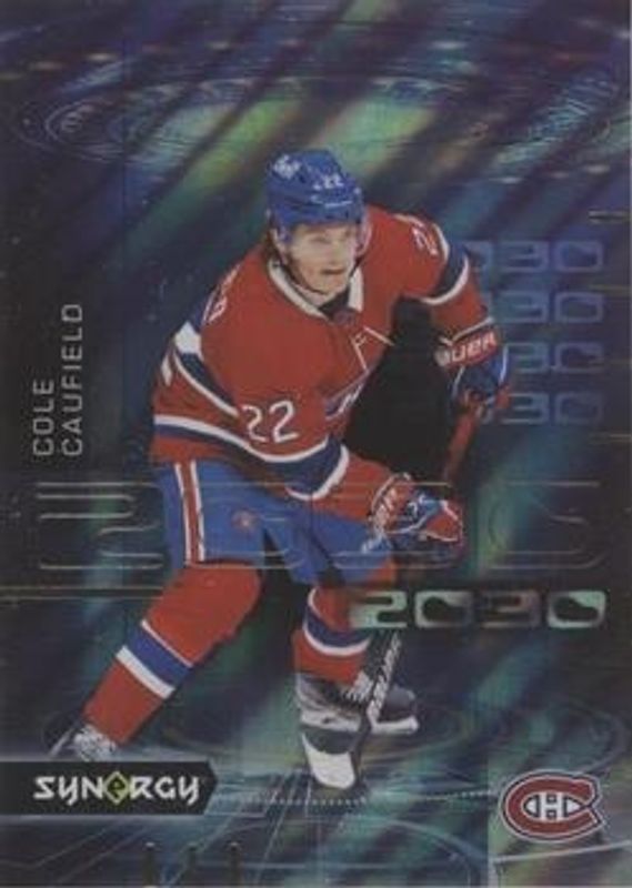 Cole Caufield 2022 Upper Deck Synergy #3-OF-18 2030 RAW