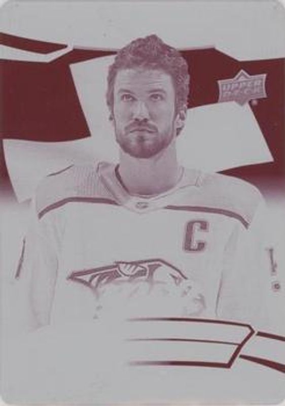 Roman Josi 2022 Upper Deck MVP #NA-16 Domains - Printing Plates Magenta /1 RAW