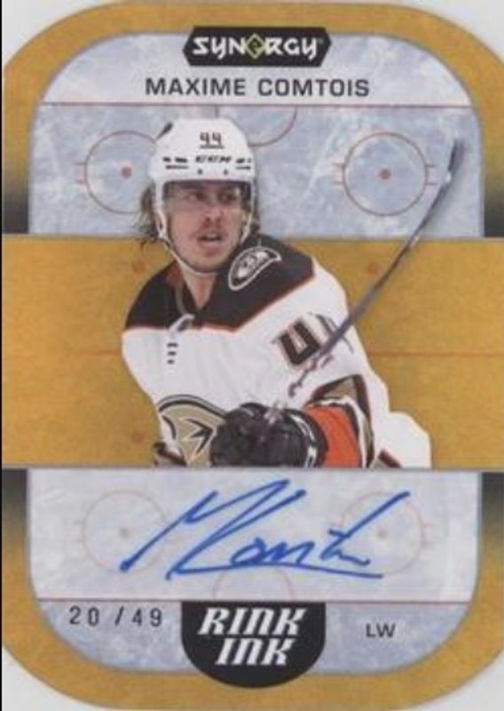 2022 Upper Deck Synergy #RI-MA Rink Ink - Orange /25