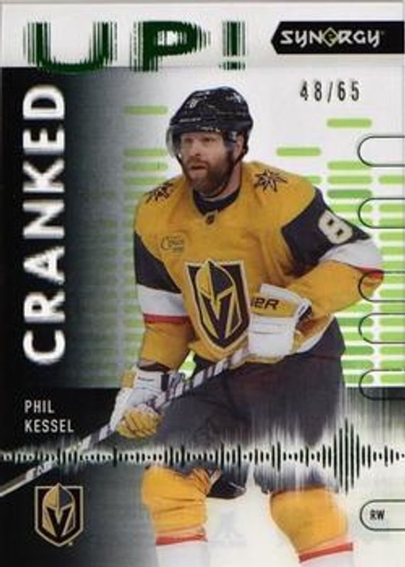 2022 Upper Deck Synergy #CU-PK Cranked Up - Green /65