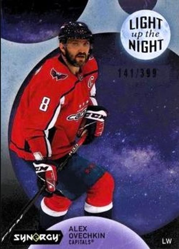 Alexander Ovechkin 2022 Upper Deck Synergy #LN-AO Light Up the Night - Blue /399 RAW
