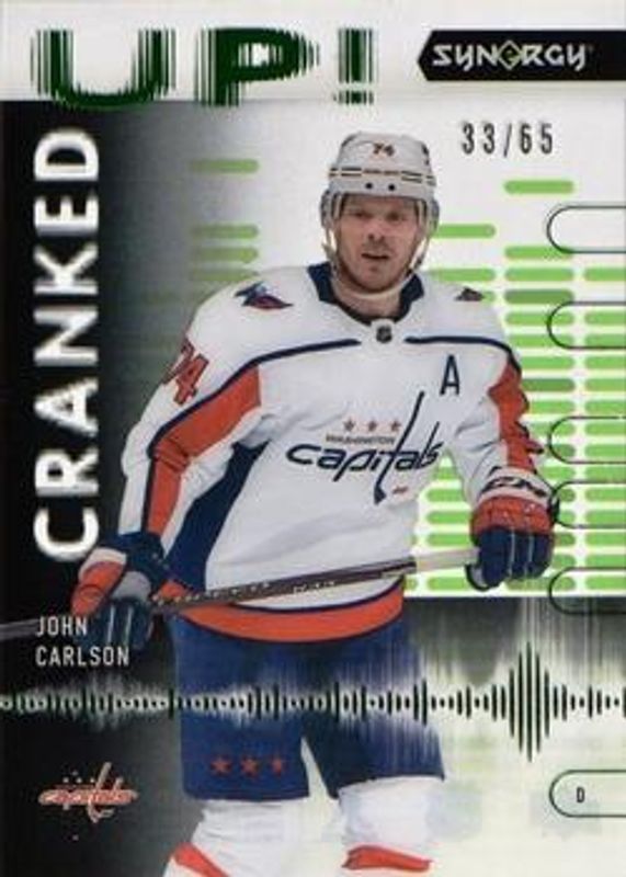 2022 Upper Deck Synergy #CU-JC Cranked Up - Green /65
