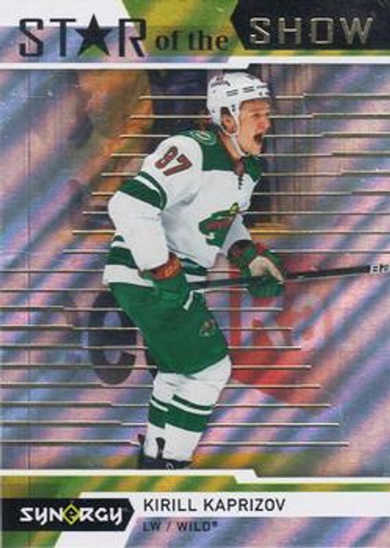 Kirill Kaprizov 2022 Upper Deck Synergy #SOS-5 Star of the Show RAW