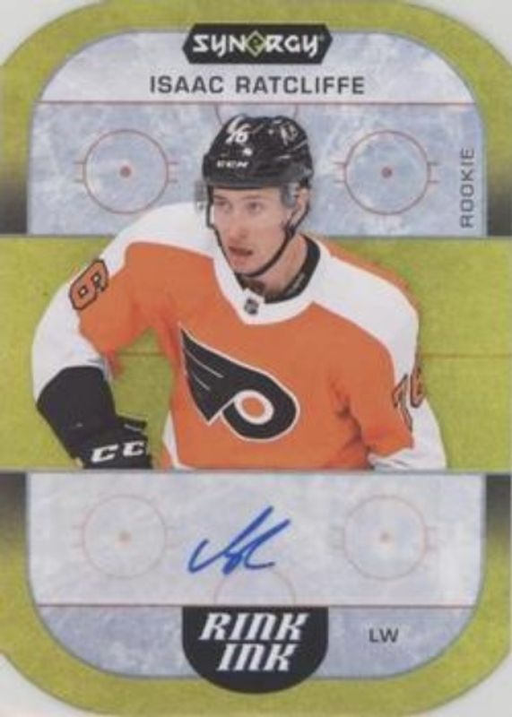 Isaac Ratcliffe 2022 Upper Deck Synergy #RIR-IR Rink Ink Rookies RAW