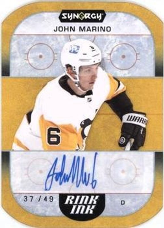 2022 Upper Deck Synergy #RI-JM Rink Ink - Orange /25