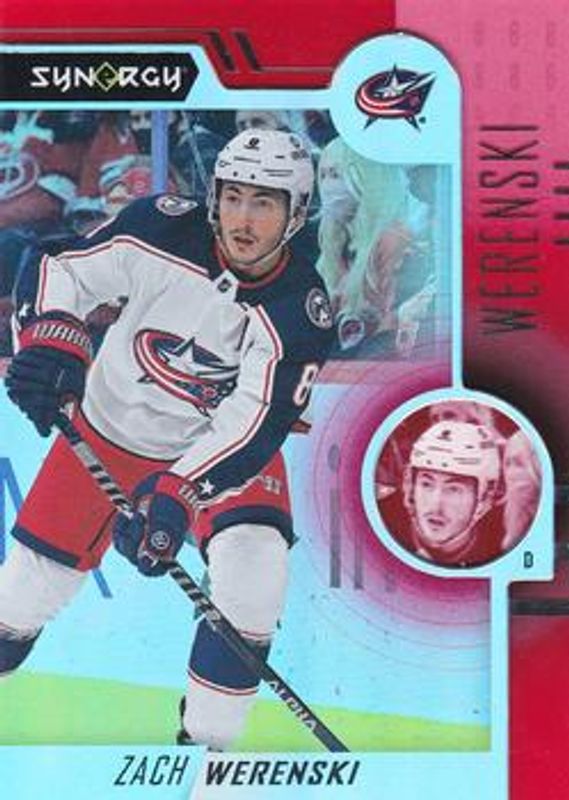 Zach Werenski 2022 Upper Deck Synergy #27 Red RAW