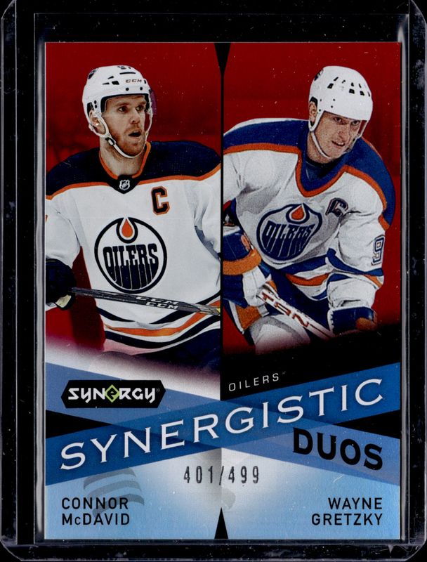 2022 Upper Deck Synergy #SD-18 Synergistic Duos Star Legend - Red /499