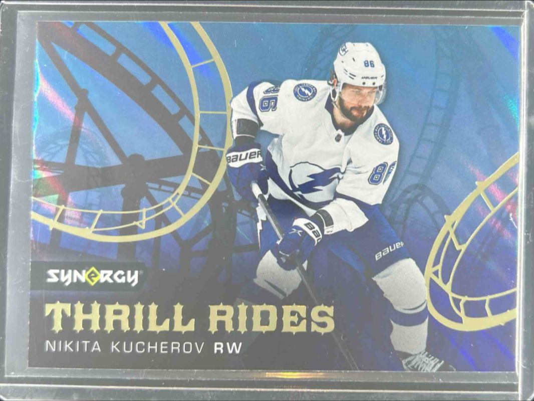 Nikita Kucherov 2022 Upper Deck Synergy #TR-4 Thrill Rides RAW