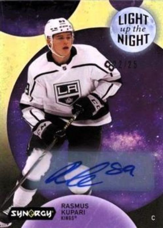 Rasmus Kupari 2022 Upper Deck Synergy #LN-RK Light Up the Night - Green /99 RAW