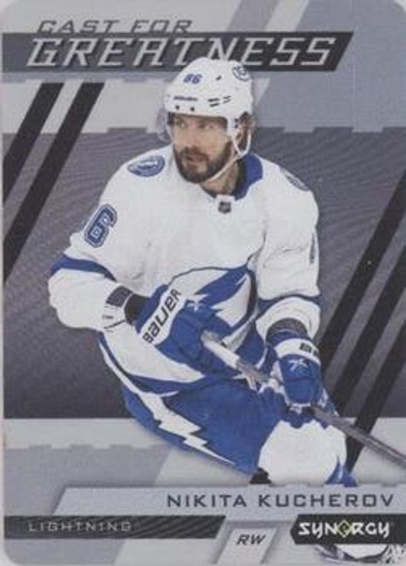 Nikita Kucherov 2022 Upper Deck Synergy #CG-35 Cast For Greatness RAW