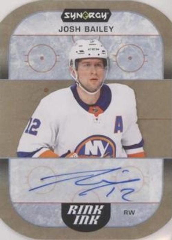 Josh Bailey 2022 Upper Deck Synergy #RI-JB Rink Ink Mystery Gold Achievements RAW