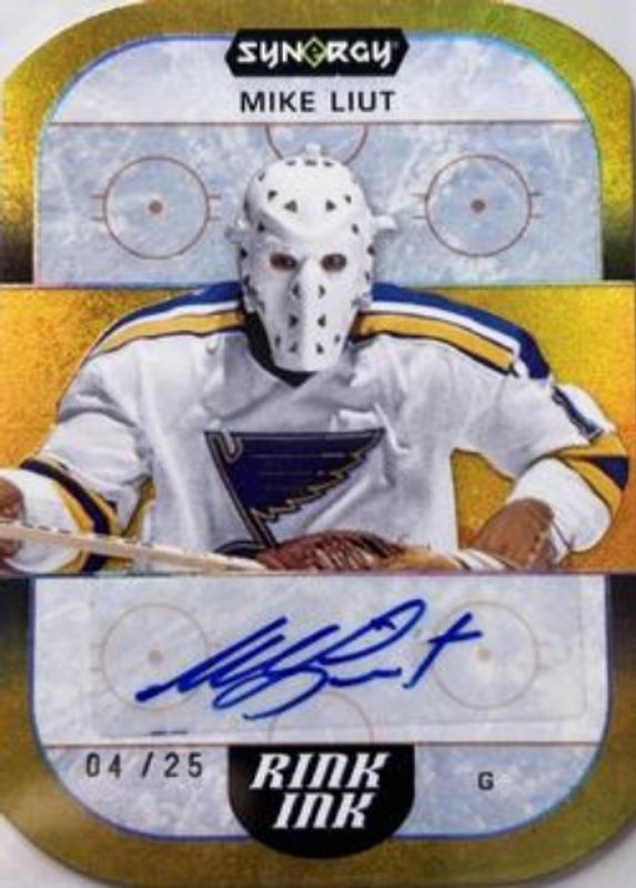 2022 Upper Deck Synergy #RI-ML Rink Ink - Orange /25