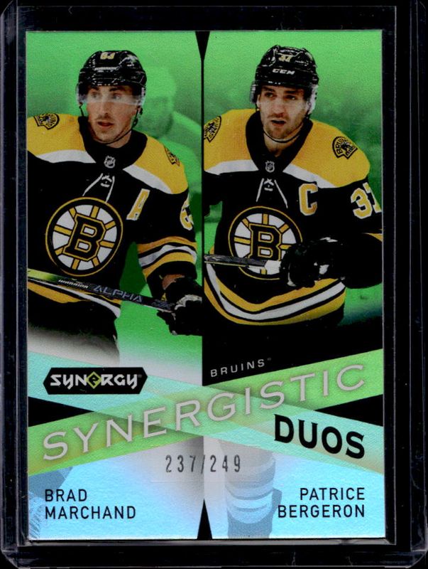2022 Upper Deck Synergy #SD-13 Synergistic Duos Star Star - Green /249