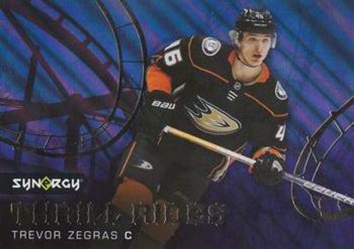 Trevor Zegras 2022 Upper Deck Synergy #TR-1 Thrill Rides RAW