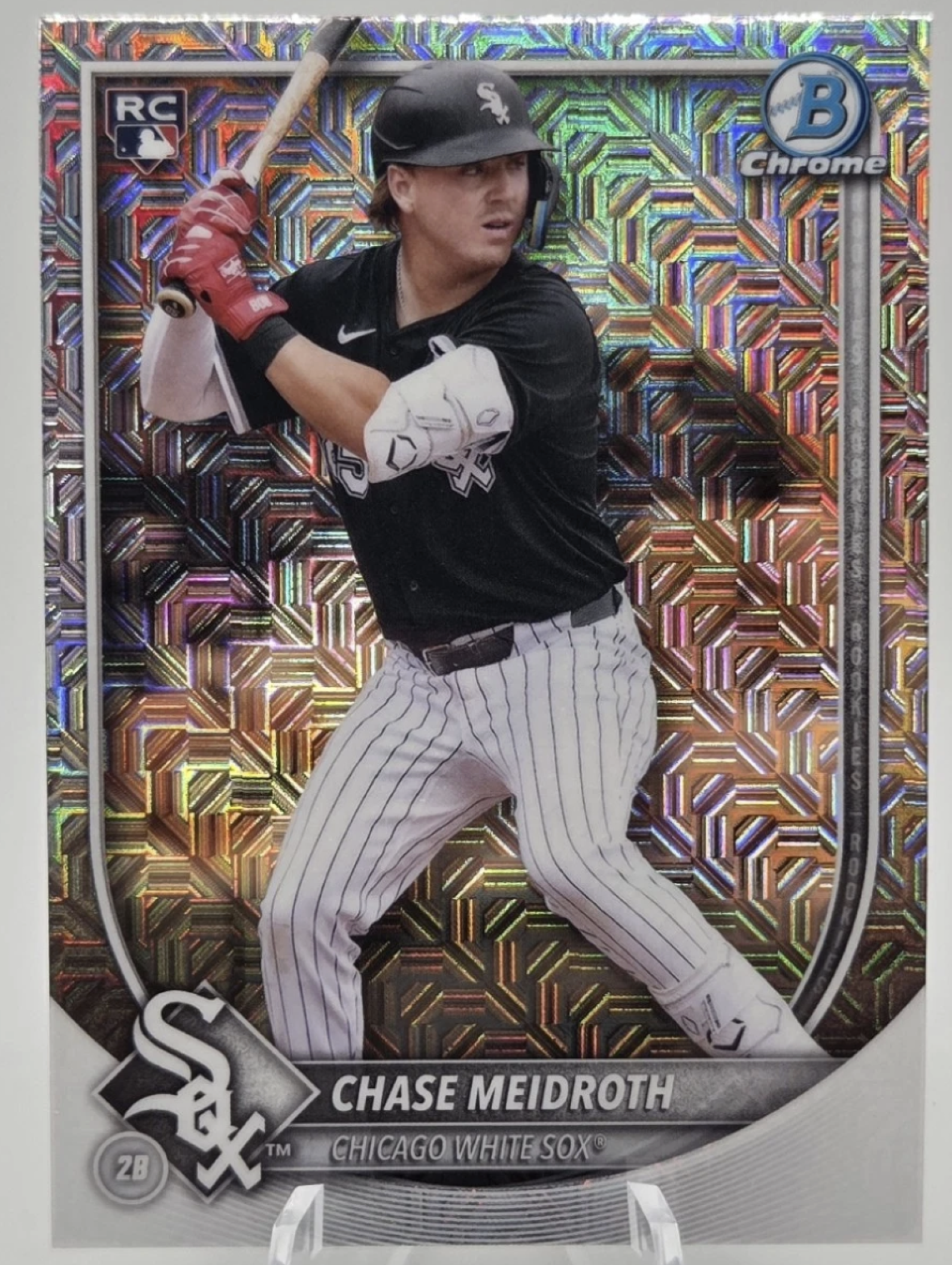 Chase Meidroth 2025 Bowman Chrome Mega Box #71 Mojo Refractor