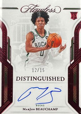 2022 Flawless #DA-MJB Distinguished Autographs - Ruby /15