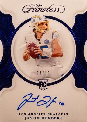 2020 Flawless #FRS-JHE Flawless Rookie Signatures - Sapphire (/10)