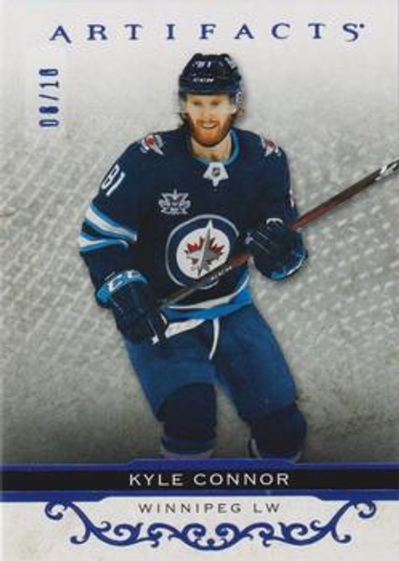 Kyle Connor 2021 Upper Deck Artifacts #126 Indigo /10 RAW