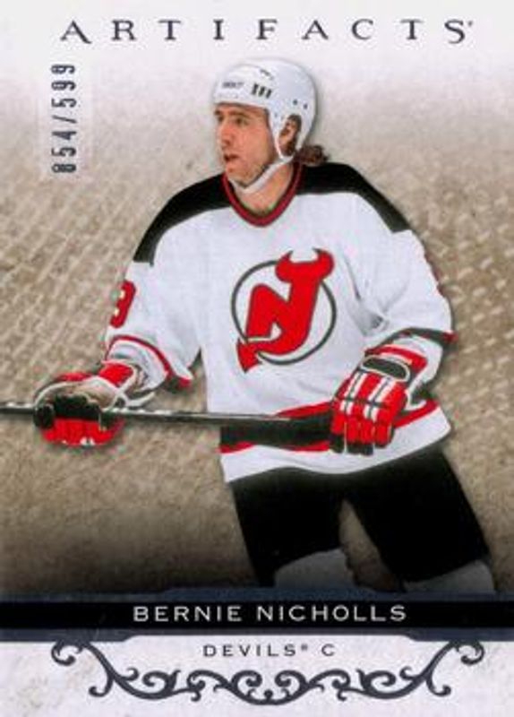 Bernie Nicholls 2021 Upper Deck Artifacts #153 Base /999 RAW