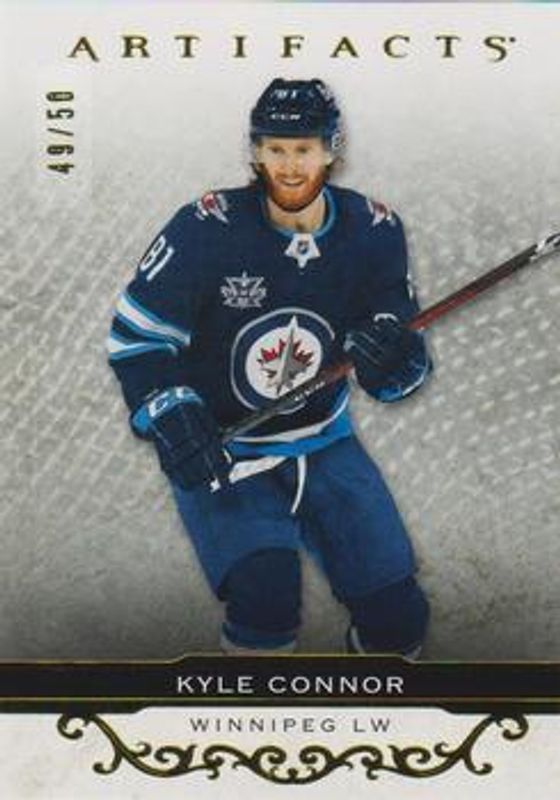 Kyle Connor 2021 Upper Deck Artifacts #126 Yellow /50 RAW