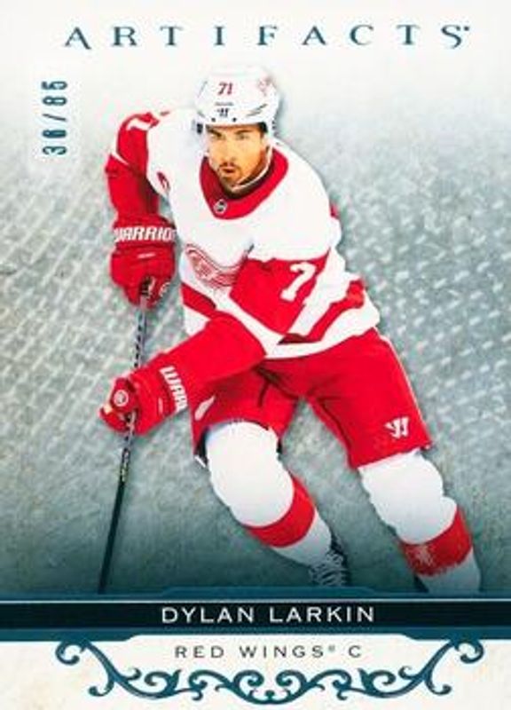 Dylan Larkin 2021 Upper Deck Artifacts #127 Light Blue Steel /85 RAW