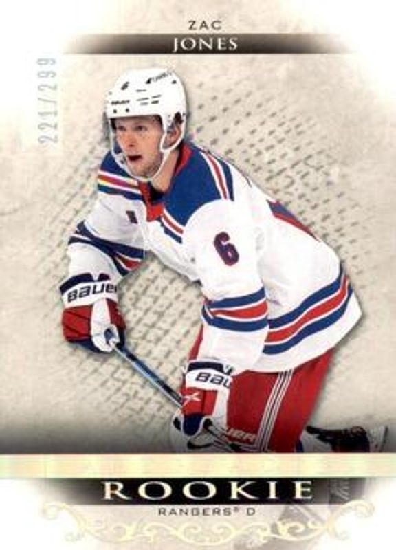 Zac Jones 2021 Upper Deck Artifacts #179 Silver Spectrum /299 Rookie RAW