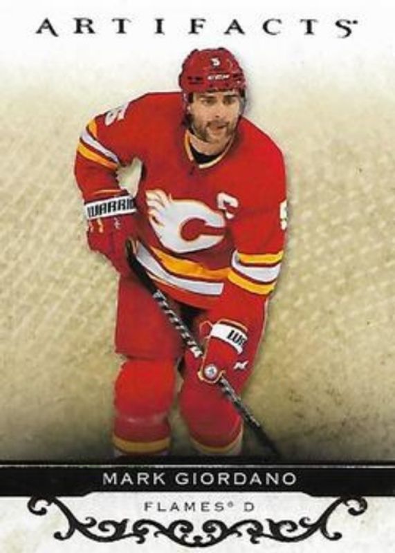 Mark Giordano 2021 Upper Deck Artifacts #63 Rose Gold RAW