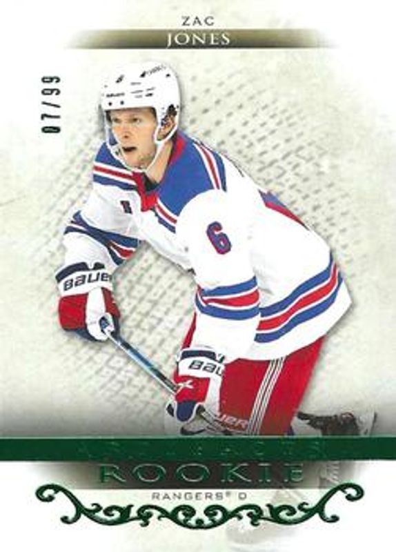 Zac Jones 2021 Upper Deck Artifacts #179 Emerald /99 Rookie RAW