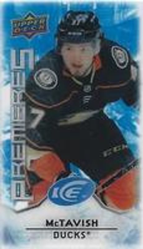 Mason McTavish 2021 Upper Deck Ice #MI-18 Ice Premieres Mini Rookie RAW