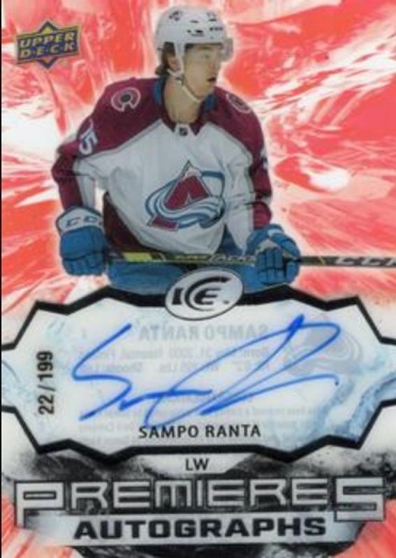 2021 Upper Deck Ice #IPA-SR Ice Premieres Autographs /199