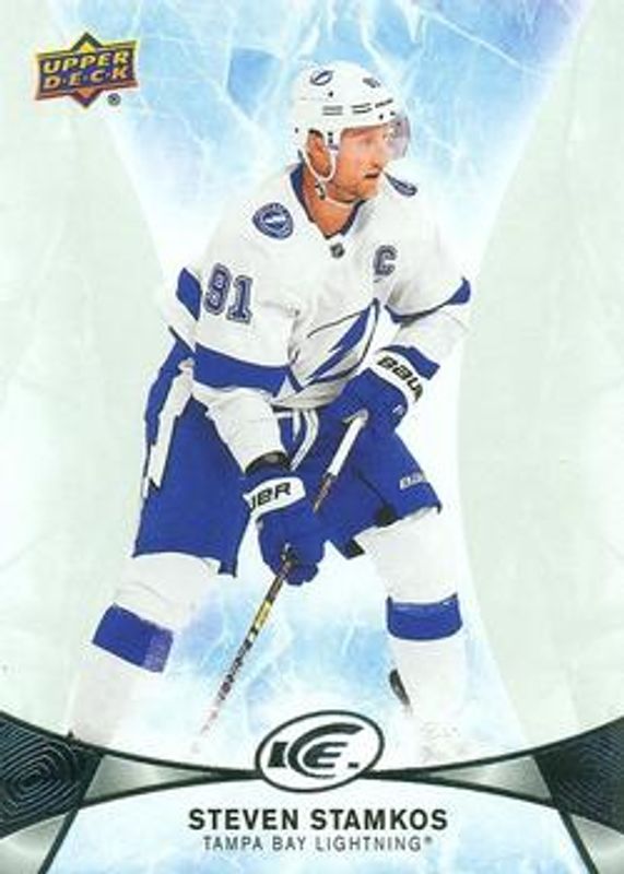 Steven Stamkos 2021 Upper Deck Ice #34 2020 Upper Deck Ice /1299 RAW