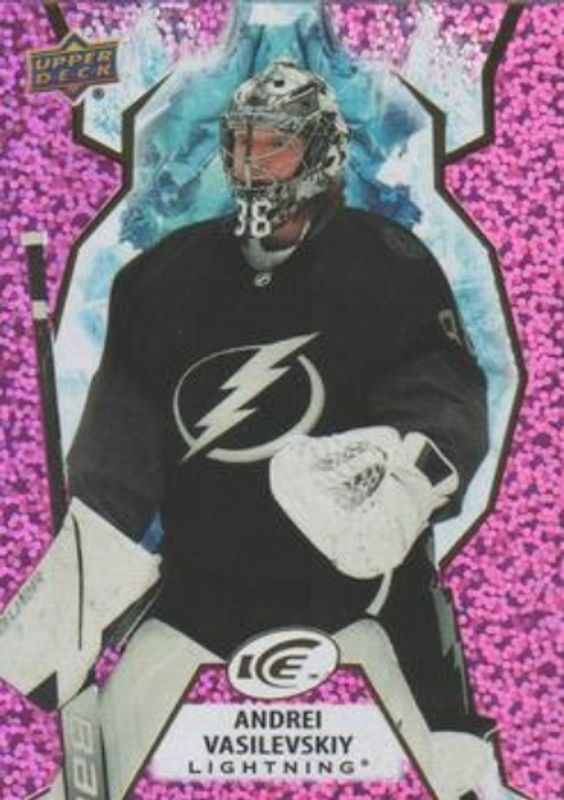 Andrei Vasilevskiy 2021 Upper Deck Ice #86 Lavender RAW