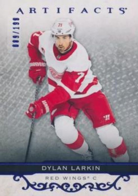 Dylan Larkin 2021 Upper Deck Artifacts #127 Royal Blue /199 RAW