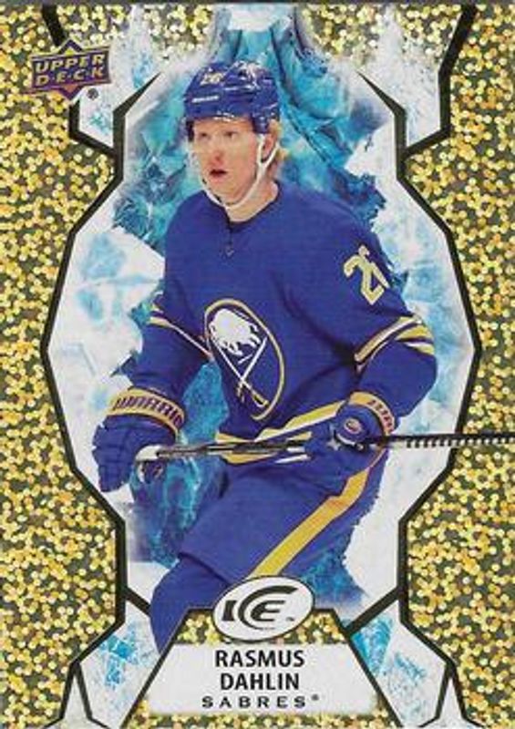 Rasmus Dahlin 2021 Upper Deck Ice #31 Gold /25 RAW