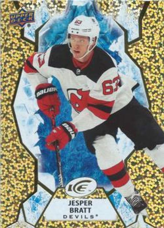 Jesper Bratt 2021 Upper Deck Ice #27 Gold /25 RAW