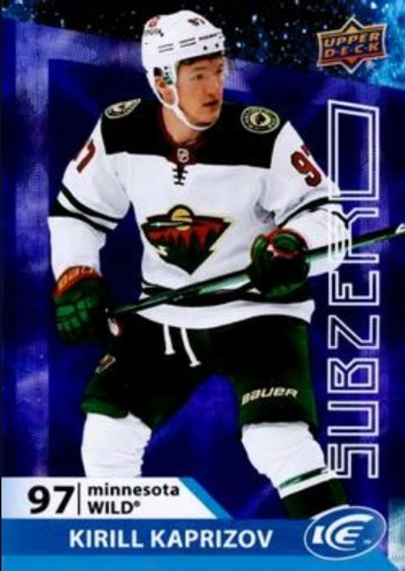 Kirill Kaprizov 2021 Upper Deck Ice #SZ-10 Sub Zero /999 RAW