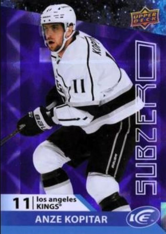 Anze Kopitar 2021 Upper Deck Ice #SZ-19 Sub Zero /999 RAW