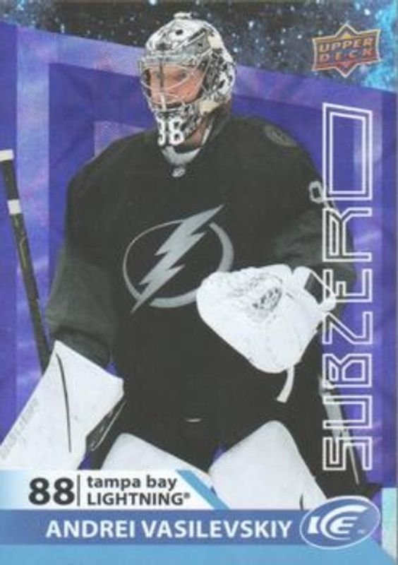 Andrei Vasilevskiy 2021 Upper Deck Ice #SZ-22 Sub Zero /999 RAW