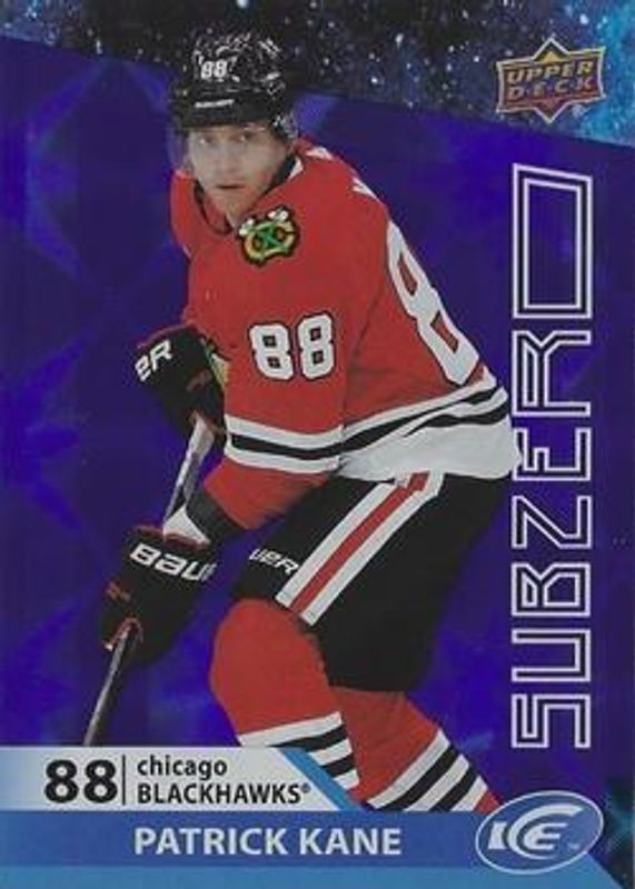 Patrick Kane 2021 Upper Deck Ice #SZ-21 Sub Zero /999 RAW