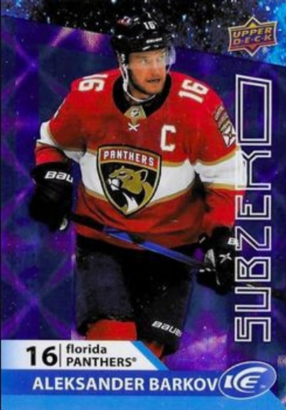 Aleksander Barkov 2021 Upper Deck Ice #SZ-15 Sub Zero /999 RAW